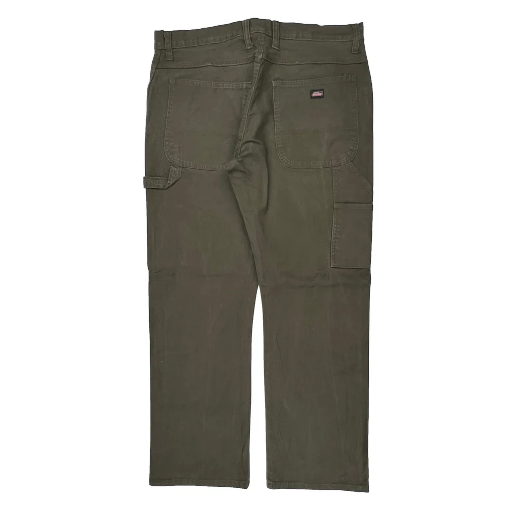 Dickies Carpenter Pants - 36W 30L Green Cotton