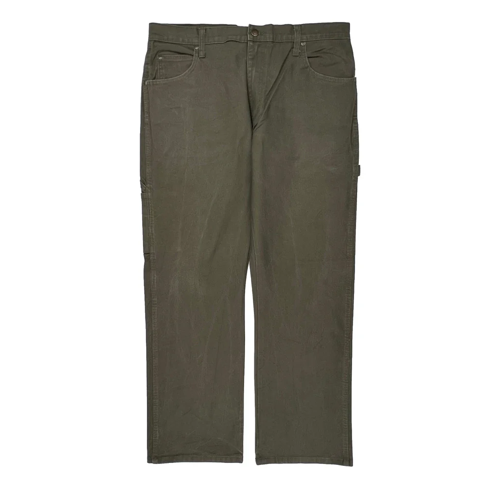 Dickies Carpenter Pants - 36W 30L Green Cotton - Image 2