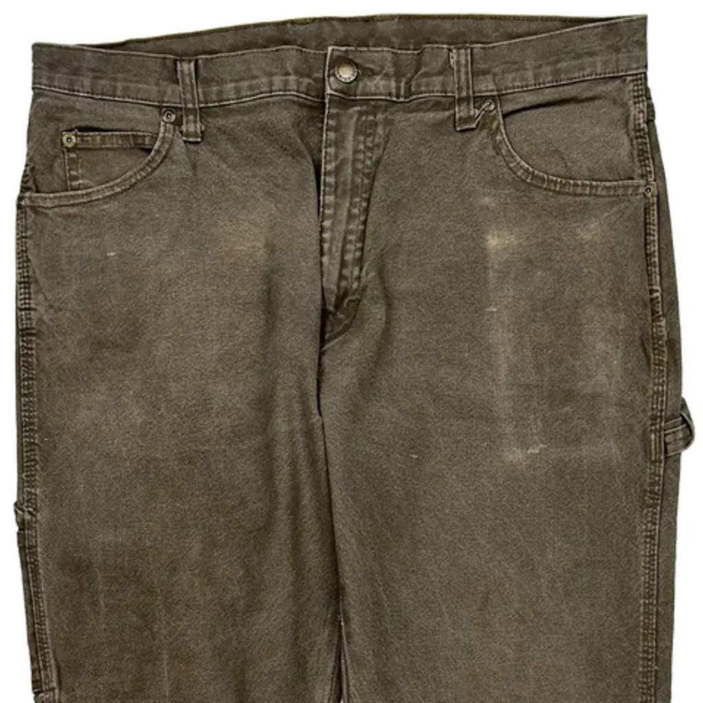 Dickies Carpenter Pants - 36W 31L Green Cotton - Image 9