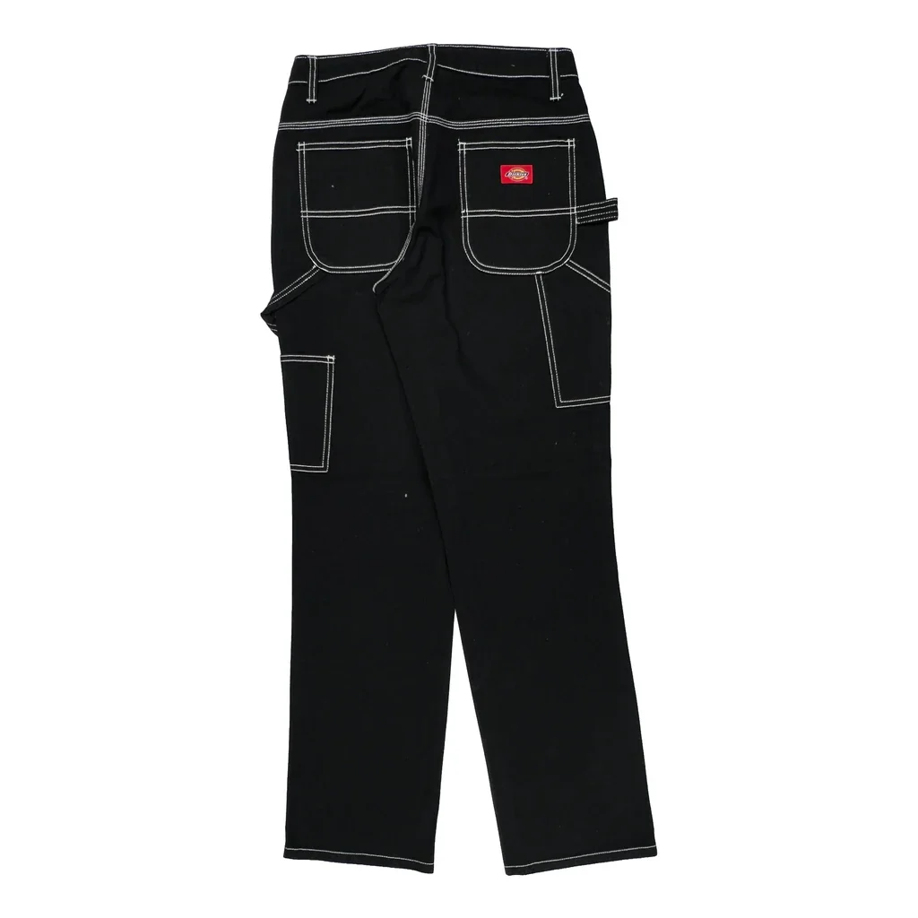 Dickies Contrast Stitch Carpenter Pants - 27W US 4 Black Cotton