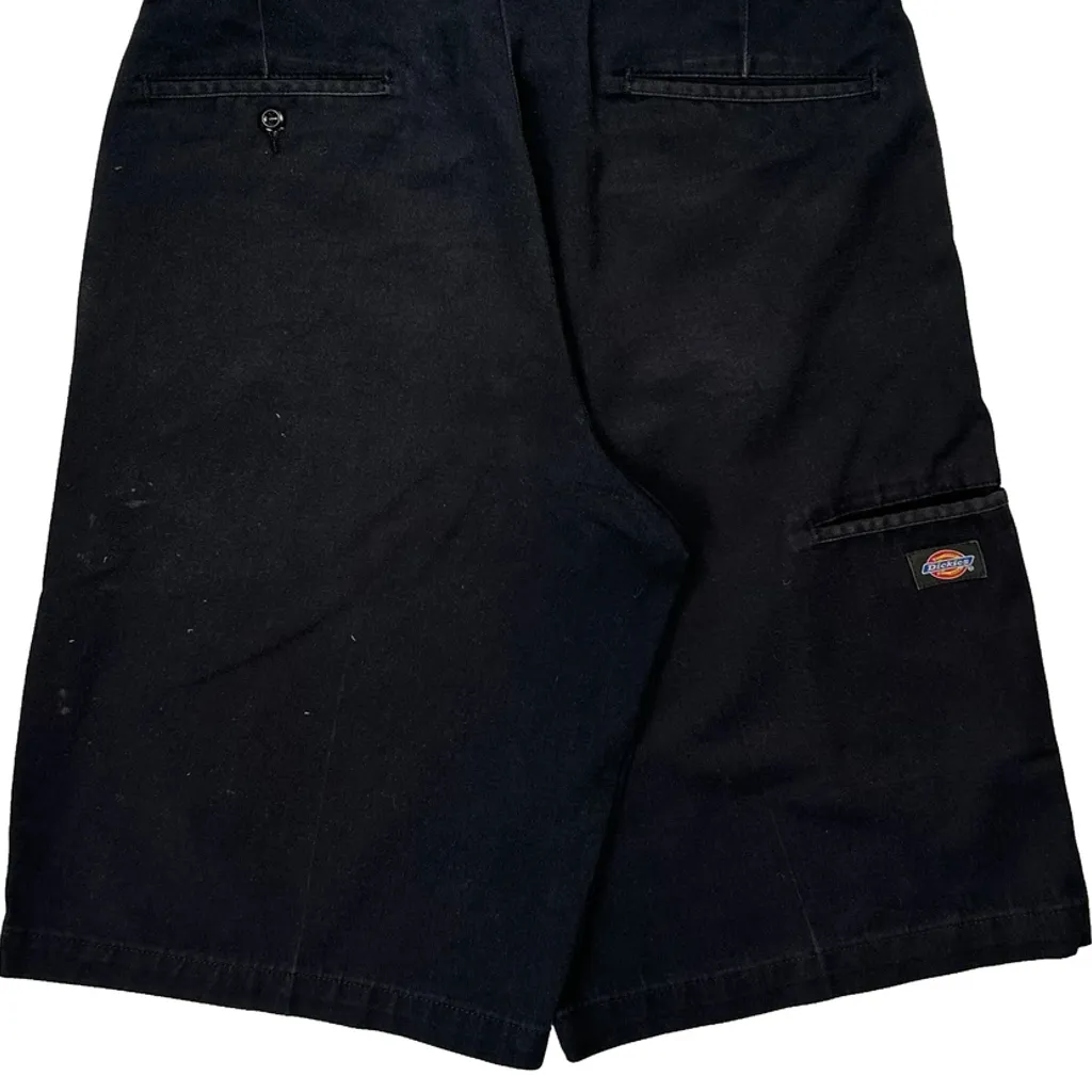 Dickies Baggy Carpenter Shorts - 30W 11L Black Cotton - Image 6