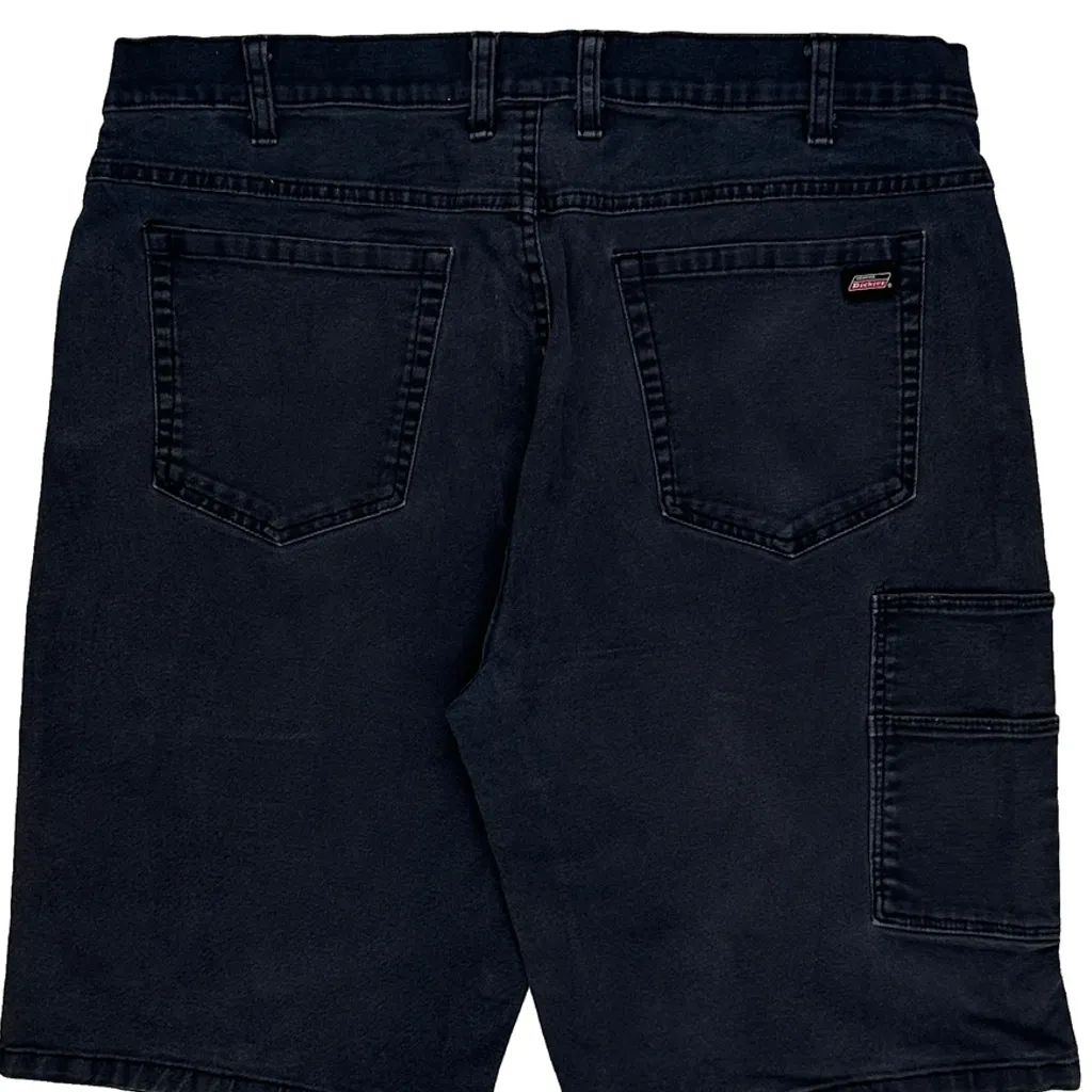 Dickies Carpenter Shorts - 34W 10L Black Cotton - Image 7