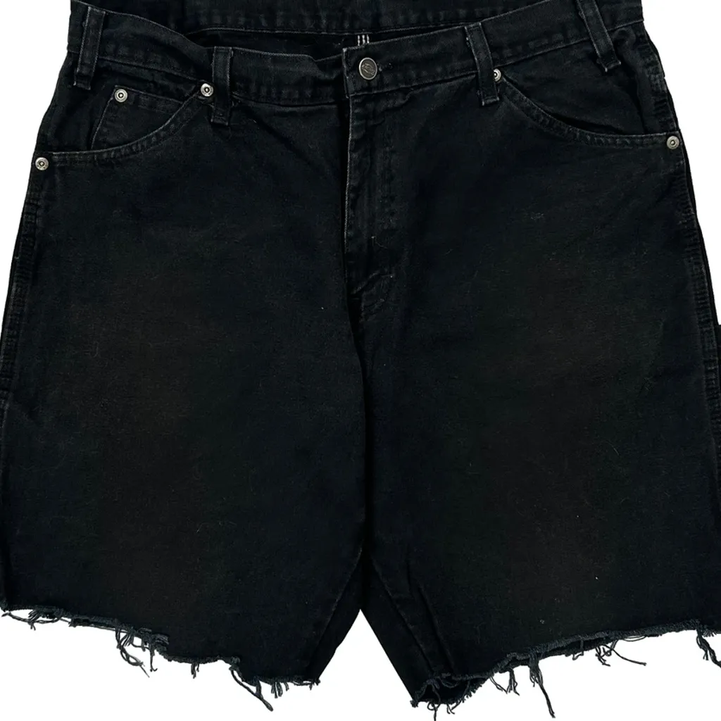 Dickies Carpenter Shorts - 34W 11L Black Cotton - Image 10