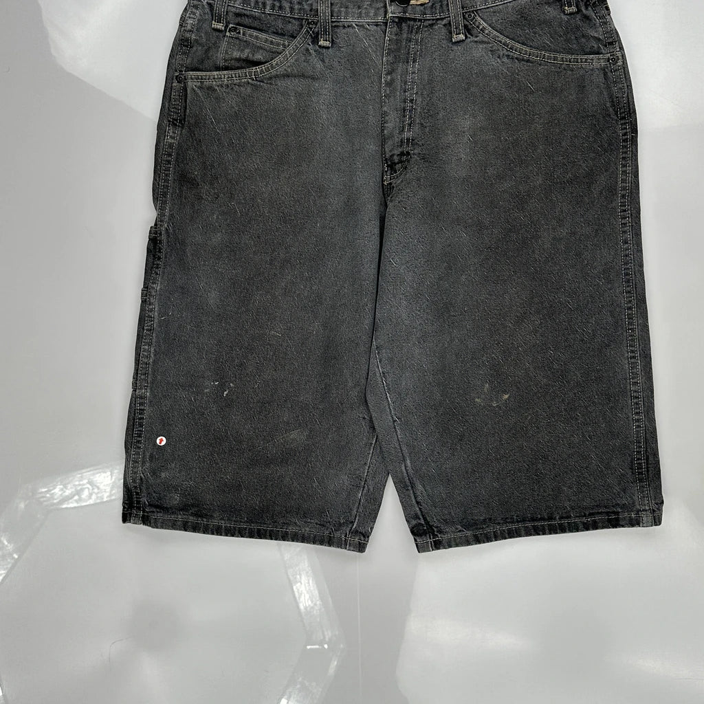 Dickies Carpenter Shorts - 34W 14L Black Cotton - Image 3