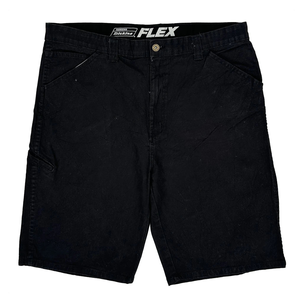 Dickies Carpenter Shorts - 36W 10L Black Cotton - Image 2