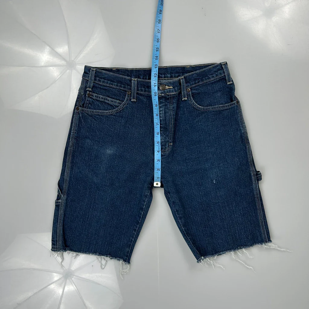 Dickies Carpenter Shorts - 30W 10L Blue Cotton - Image 4