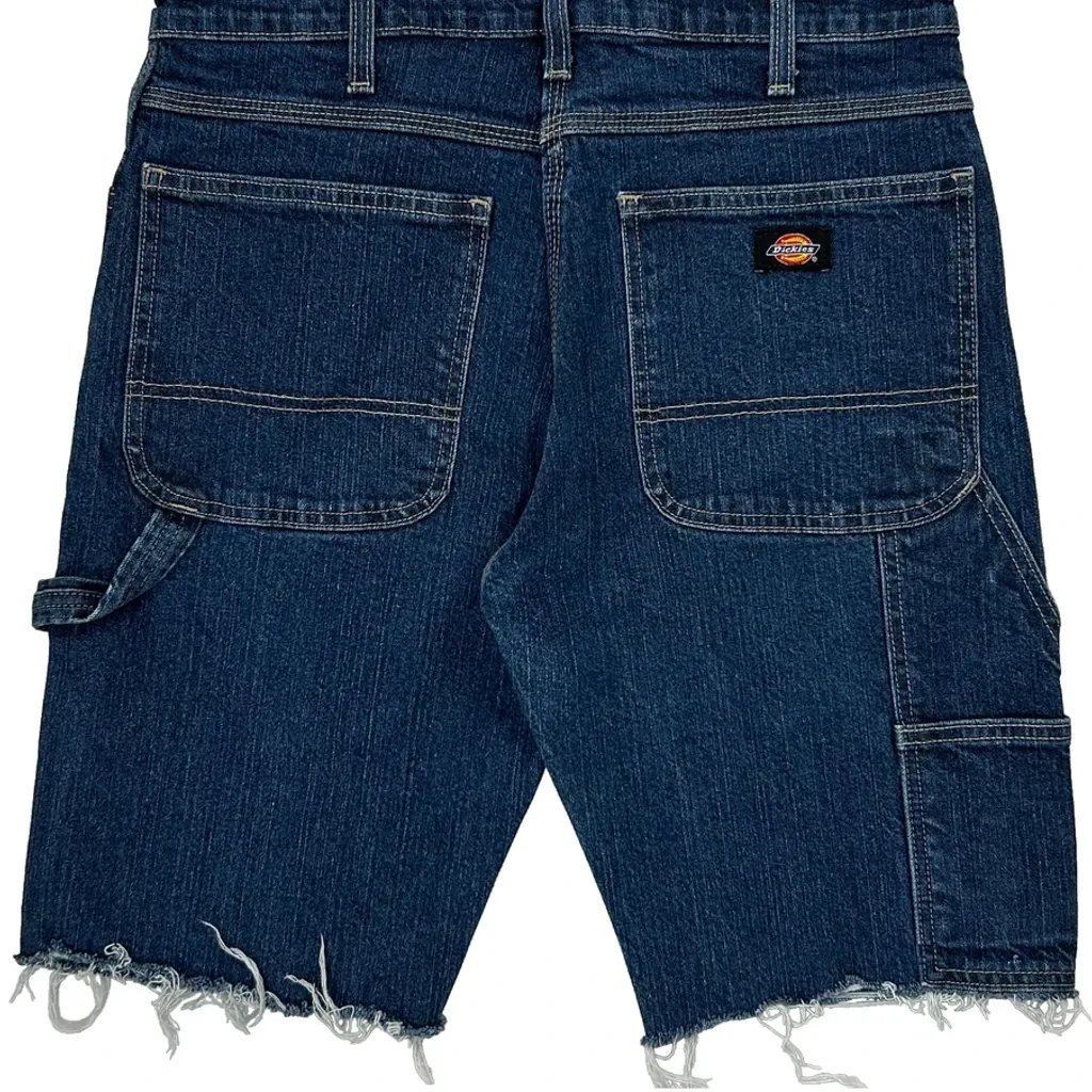 Dickies Carpenter Shorts - 30W 10L Blue Cotton - Image 7