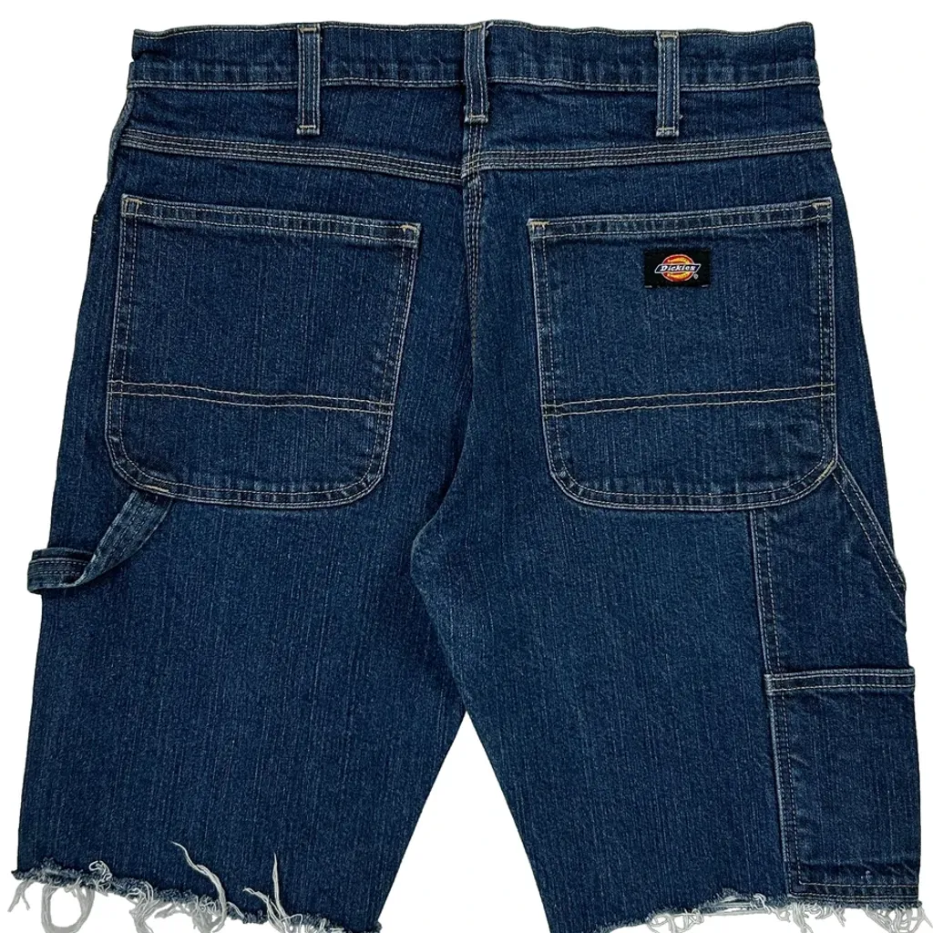 Dickies Carpenter Shorts - 30W 10L Blue Cotton - Image 8