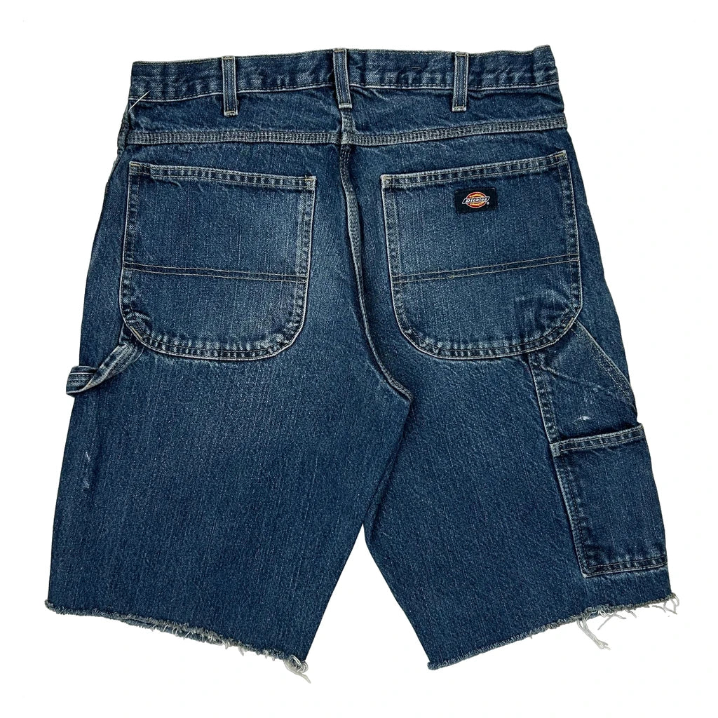 Dickies Carpenter Shorts - 32W 10L Blue Denim