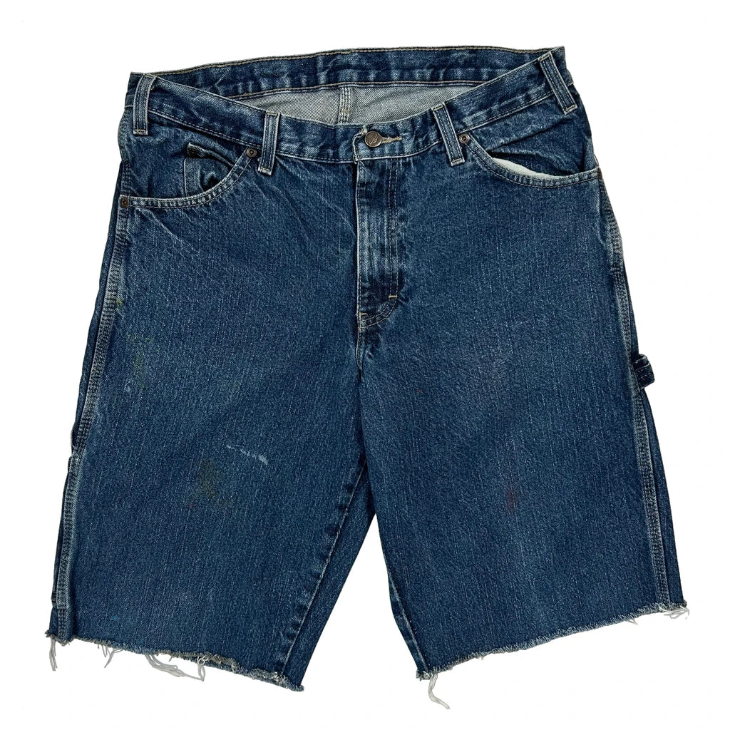 Dickies Carpenter Shorts - 32W 10L Blue Denim - Image 2
