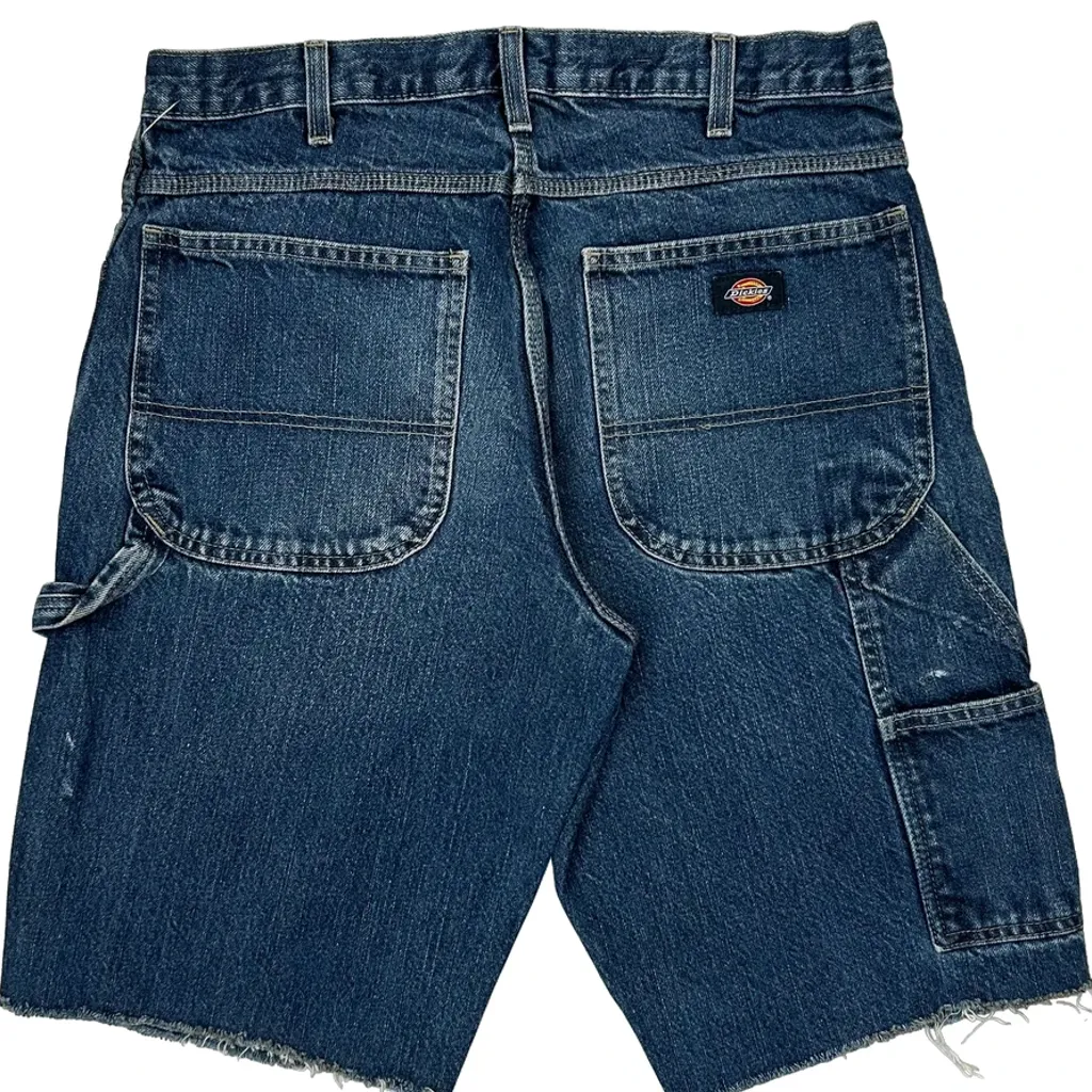 Dickies Carpenter Shorts - 32W 10L Blue Denim - Image 6