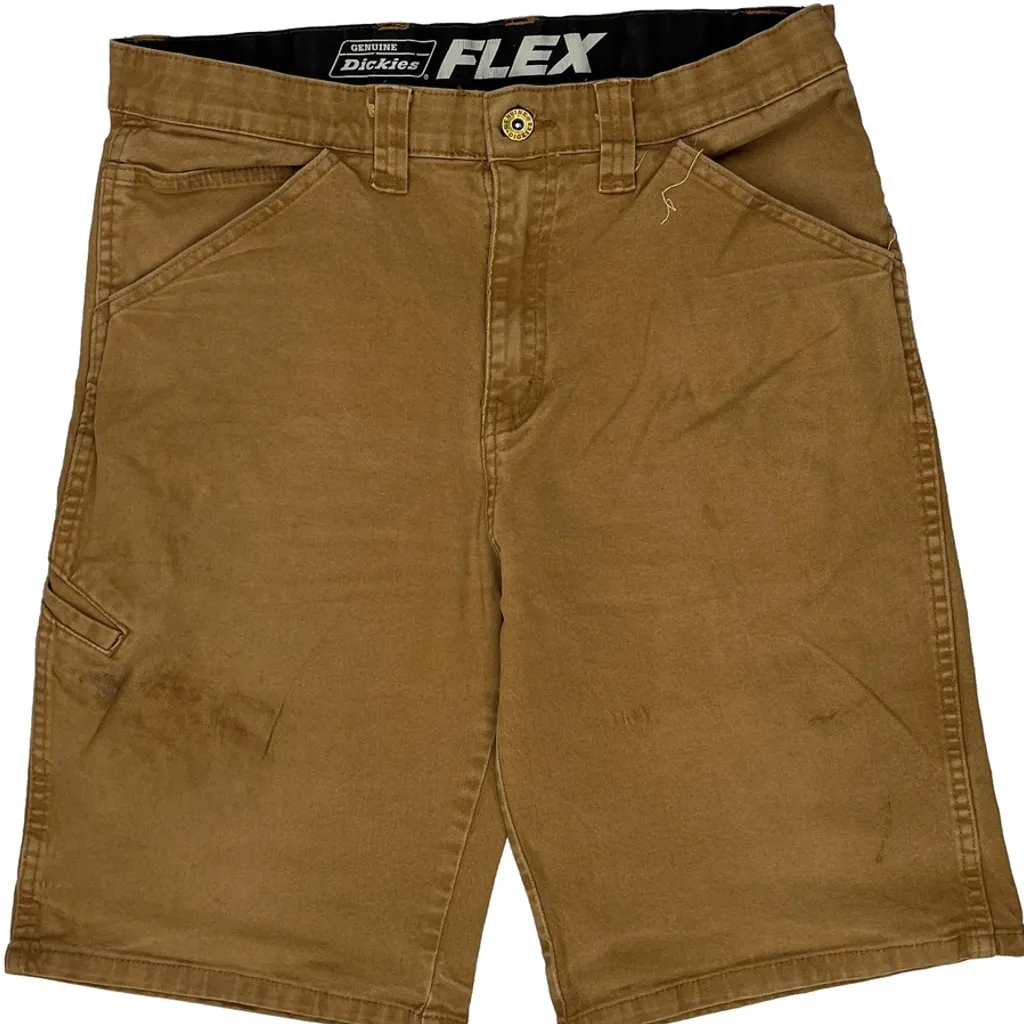 Dickies Carpenter Shorts - 30W 10L Brown Cotton - Image 10
