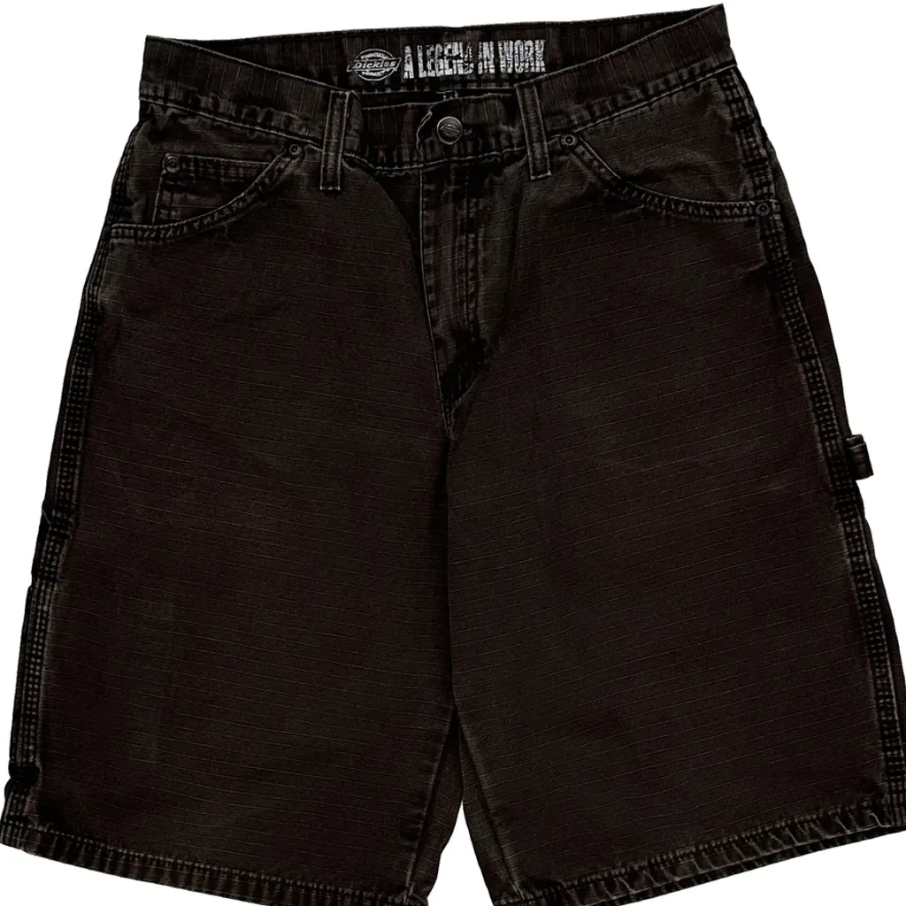 Dickies Carpenter Shorts - 30W 11L Brown Cotton - Image 9