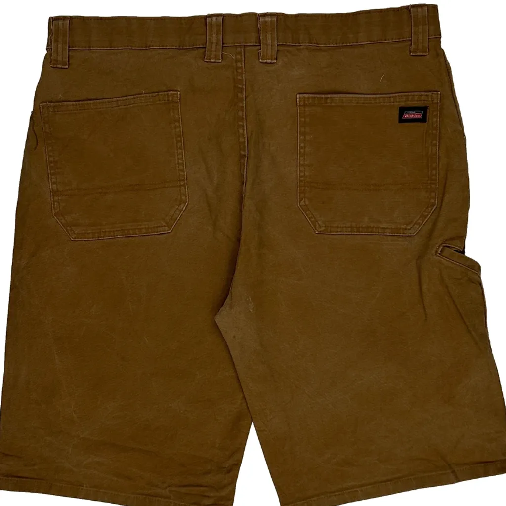 Dickies Carpenter Shorts - 35W 10L Brown Cotton - Image 8
