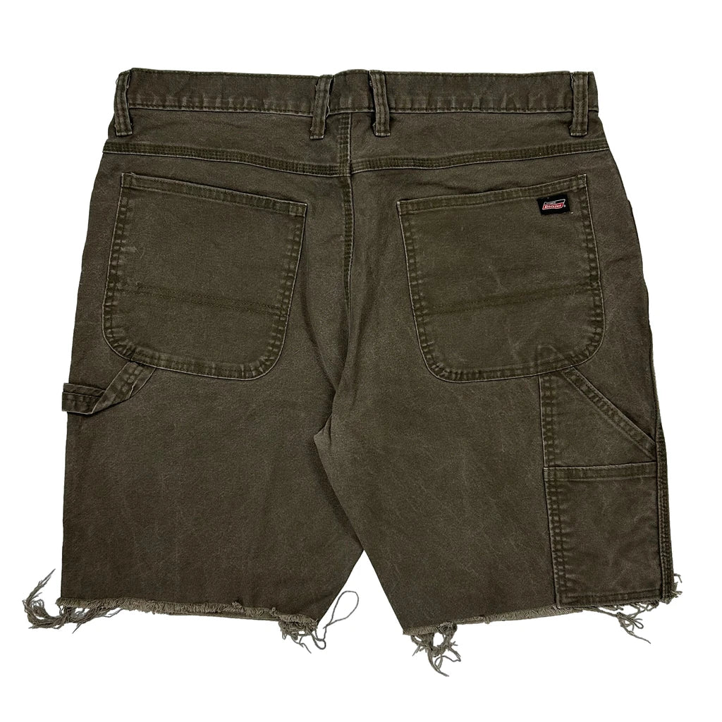 Dickies Carpenter Shorts - 35W 10L Brown Cotton