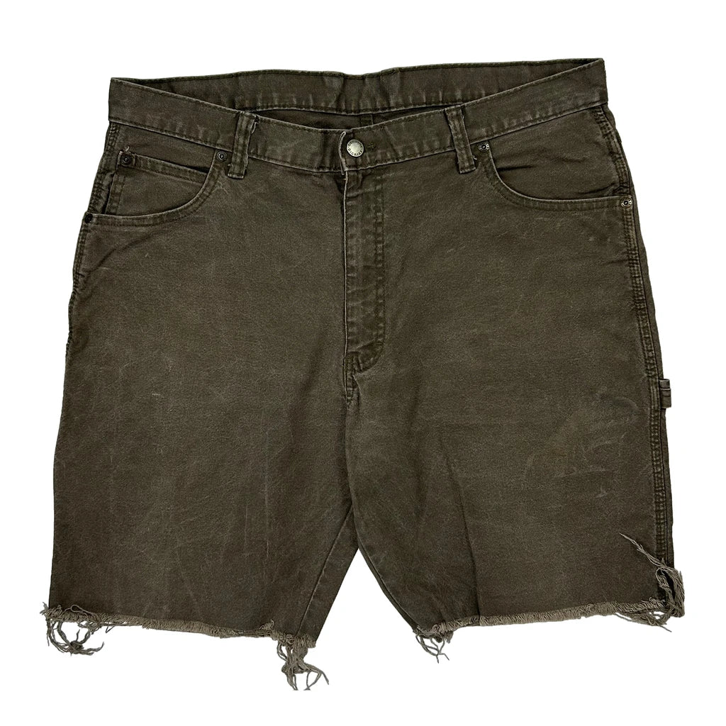 Dickies Carpenter Shorts - 35W 10L Brown Cotton - Image 2