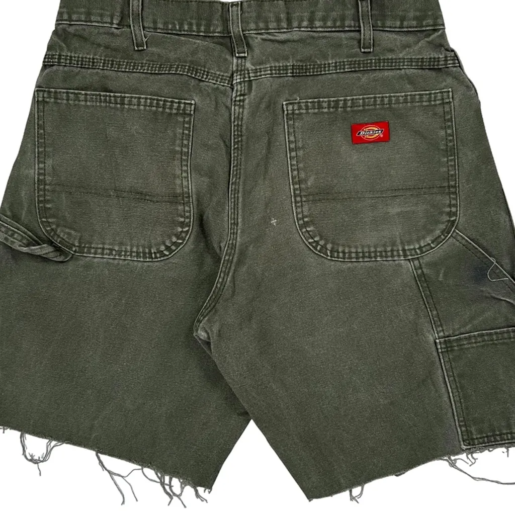 Dickies Carpenter Shorts - 31W 10L Green Cotton - Image 8
