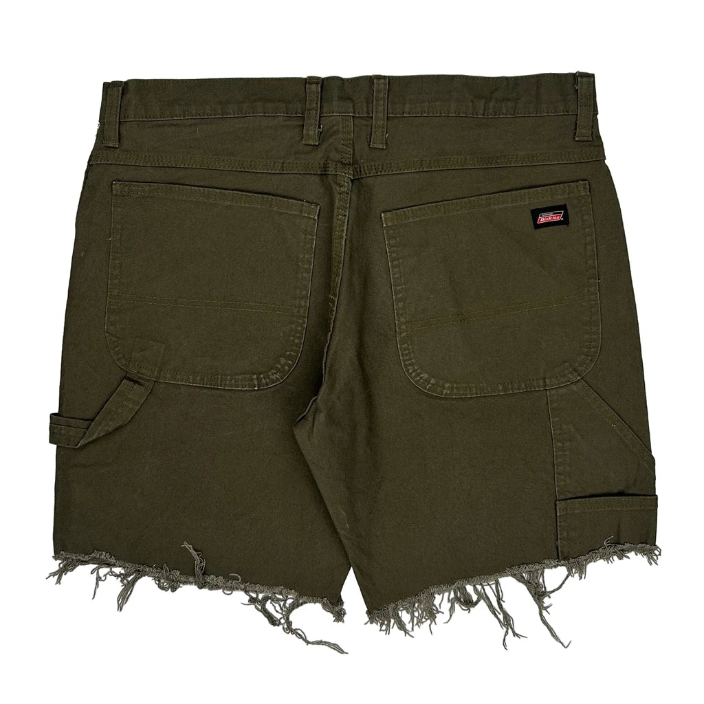 Dickies Carpenter Shorts - 36W 8L Green Cotton
