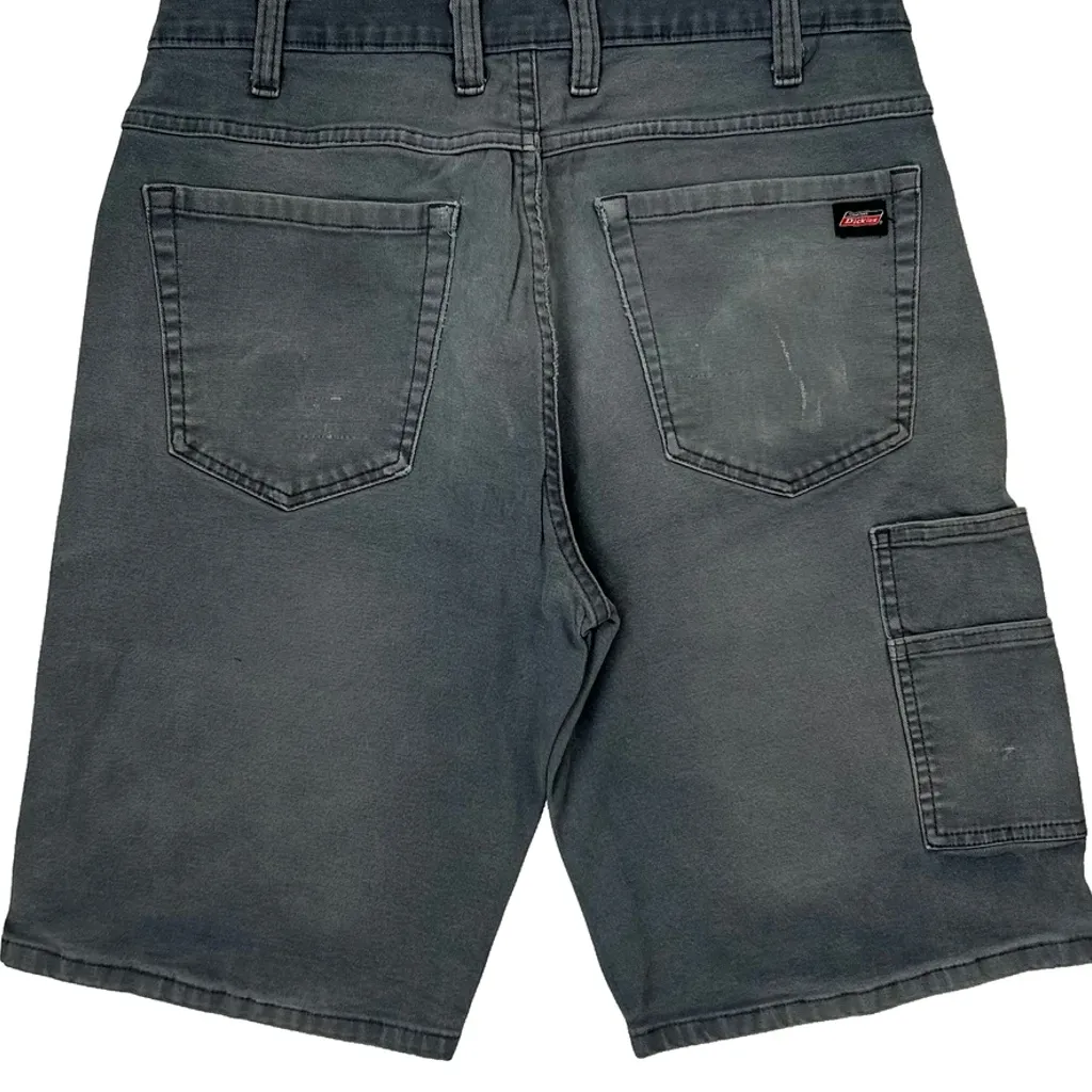Dickies Baggy Carpenter Shorts - 30W 10L Grey Cotton - Image 8