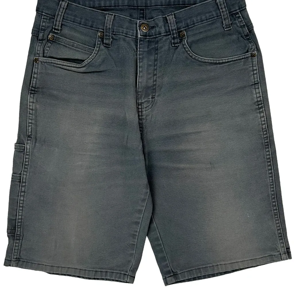 Dickies Baggy Carpenter Shorts - 30W 10L Grey Cotton - Image 9