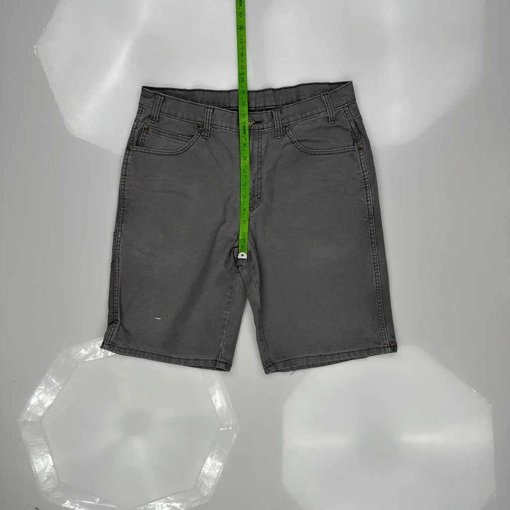 Dickies Carpenter Shorts - 33W 11L Grey Cotton - Image 4