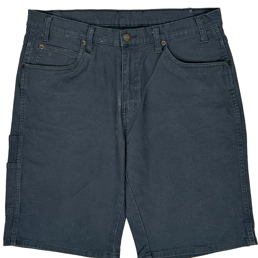 Dickies Carpenter Shorts - 34W 11L Grey Cotton - Image 10