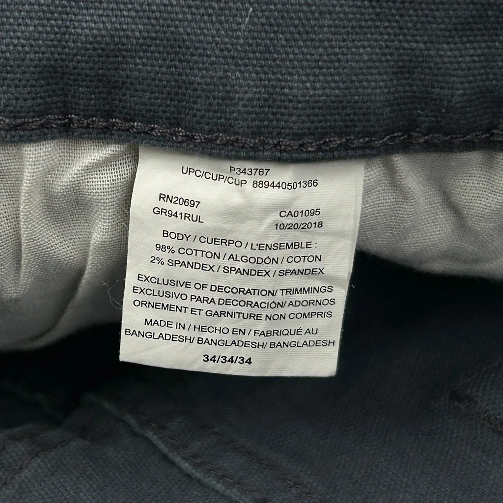 Dickies Carpenter Shorts - 34W 11L Grey Cotton - Image 6