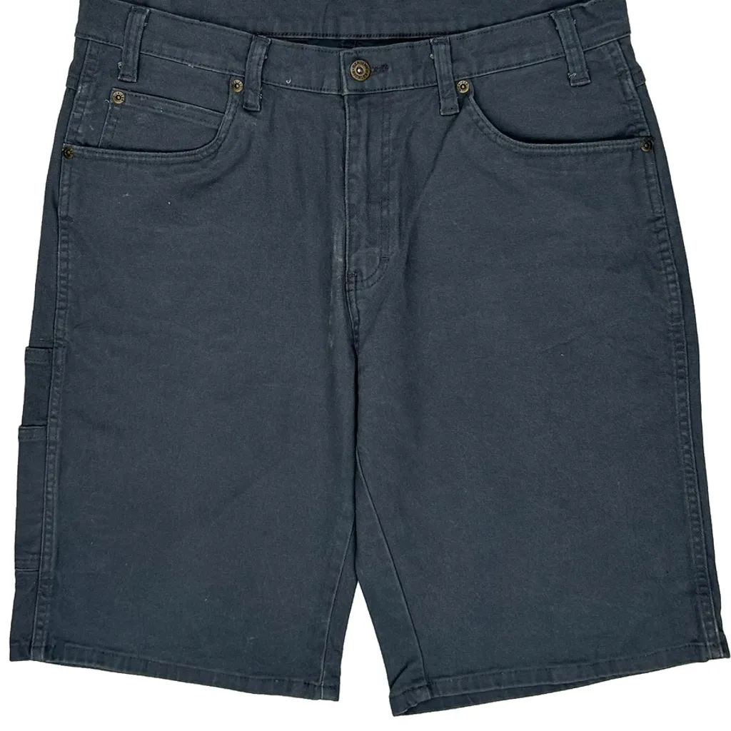 Dickies Carpenter Shorts - 34W 11L Grey Cotton - Image 9