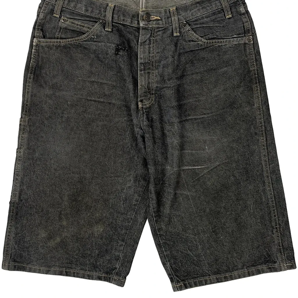 Dickies Carpenter Shorts - 34W 15L Grey Cotton - Image 8