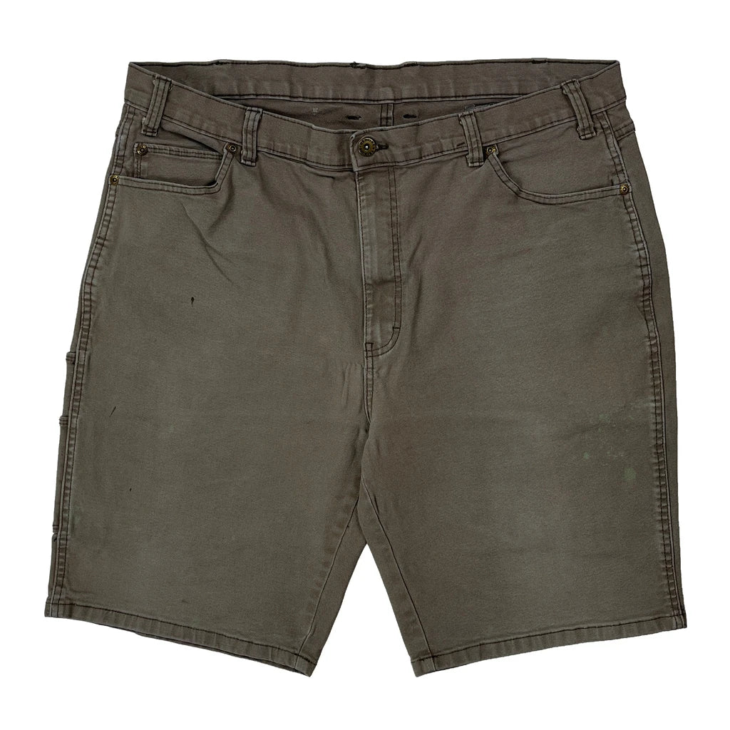Dickies Carpenter Shorts - 36W 12L Grey Cotton - Image 2
