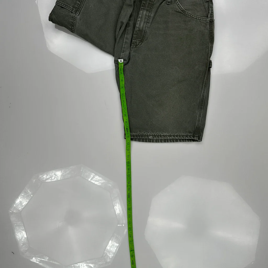Dickies Carpenter Shorts - 36W 11L Grey Cotton - Image 8