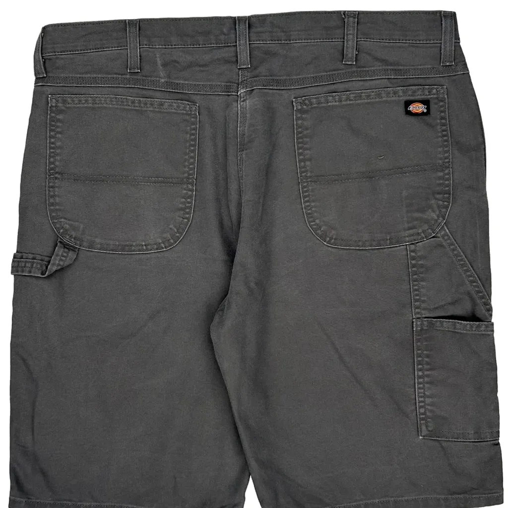 Dickies Carpenter Shorts - 38W 11L Grey Cotton Blend - Image 7