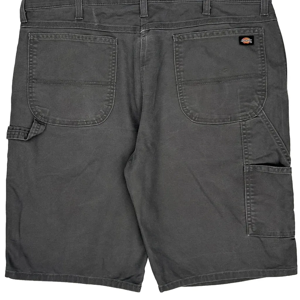 Dickies Carpenter Shorts - 38W 11L Grey Cotton Blend - Image 8