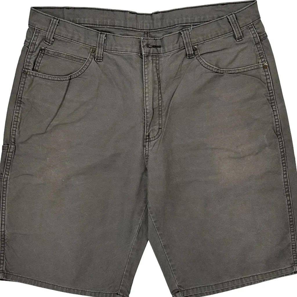 Dickies Carpenter Shorts - 38W 11L Grey Cotton - Image 9