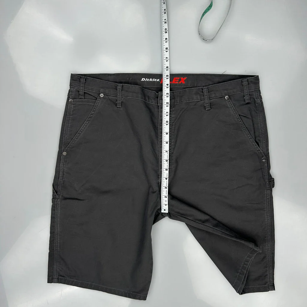 Dickies Carpenter Shorts - 41W 10L Grey Cotton Blend - Image 4