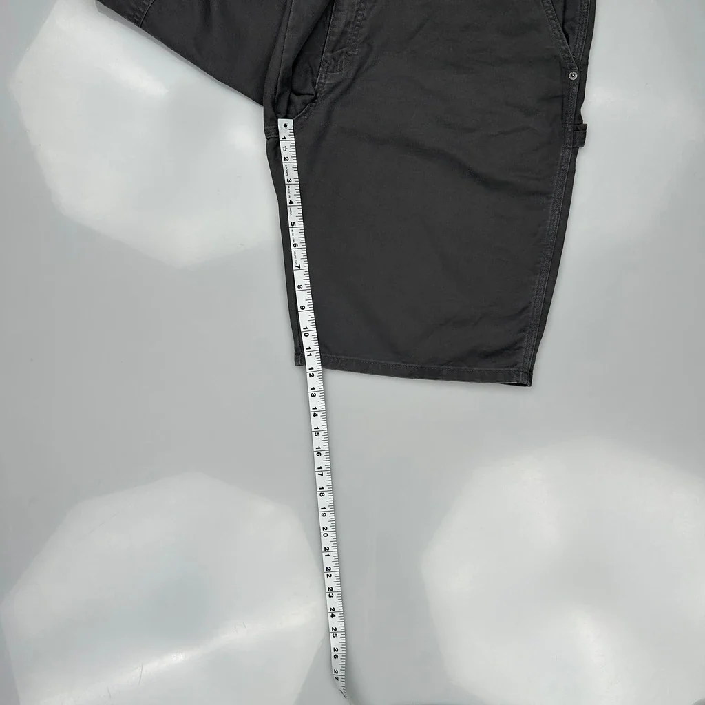 Dickies Carpenter Shorts - 41W 10L Grey Cotton Blend - Image 6
