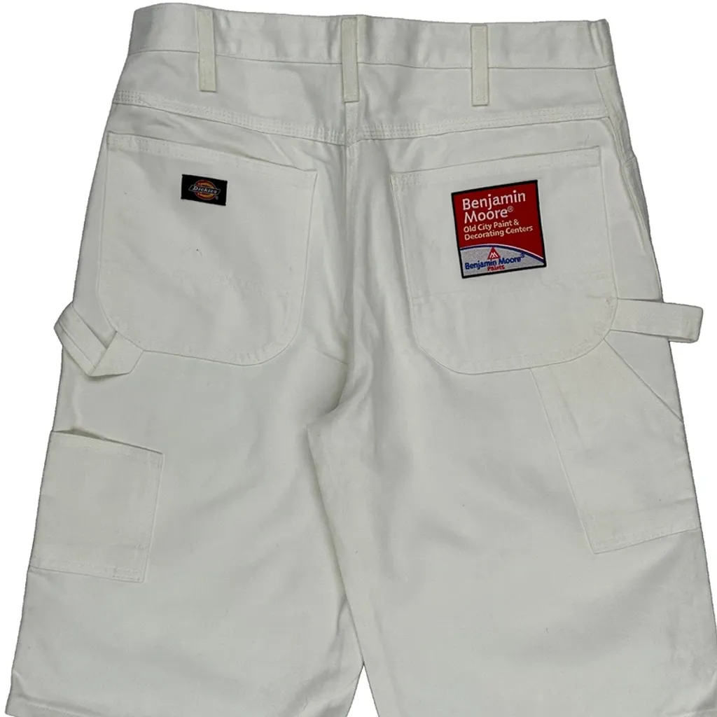 Dickies Carpenter Shorts - 33W 12L White Polyester Blend - Image 7