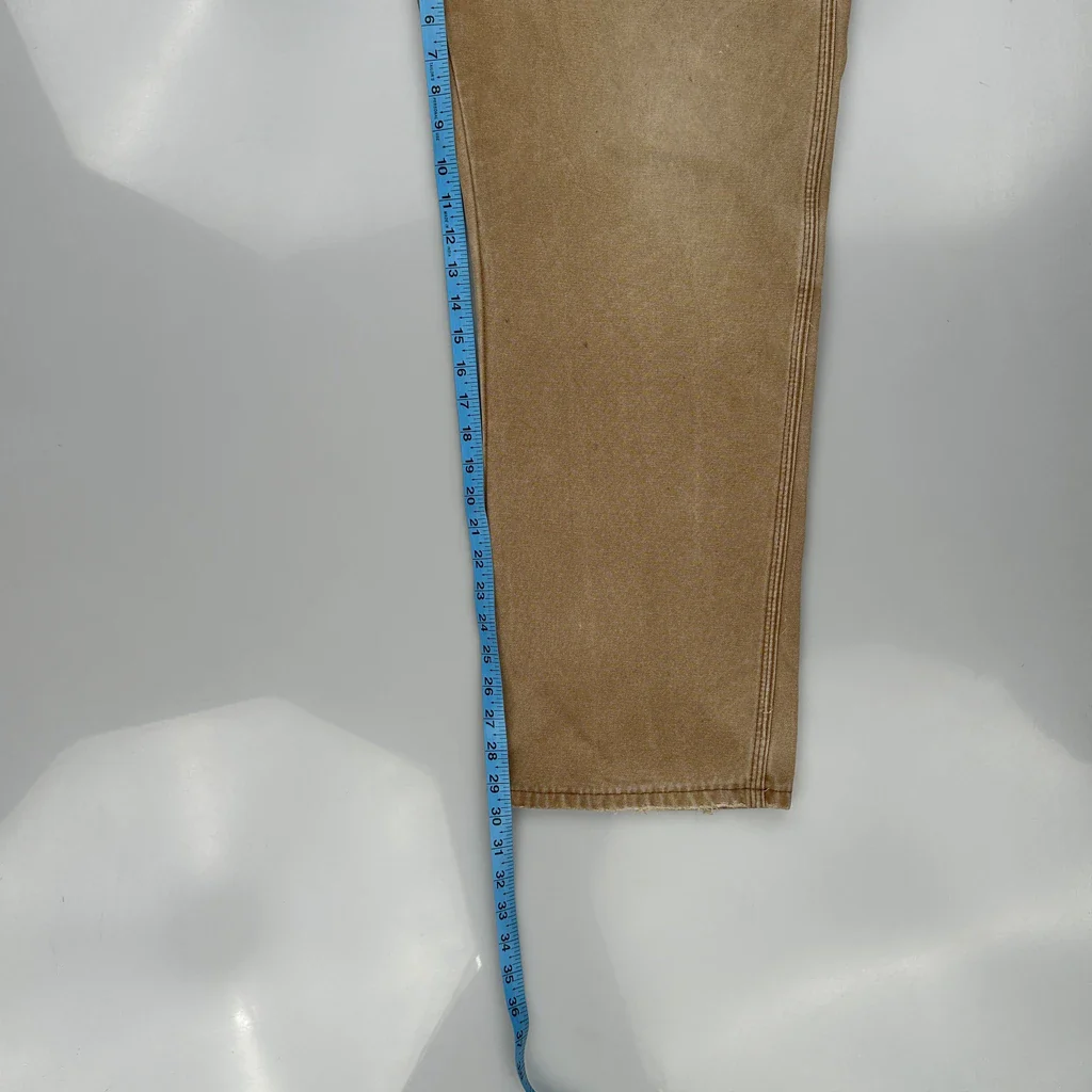 Dickies Carpenter Trousers - 34W 30L Beige Cotton - Image 5