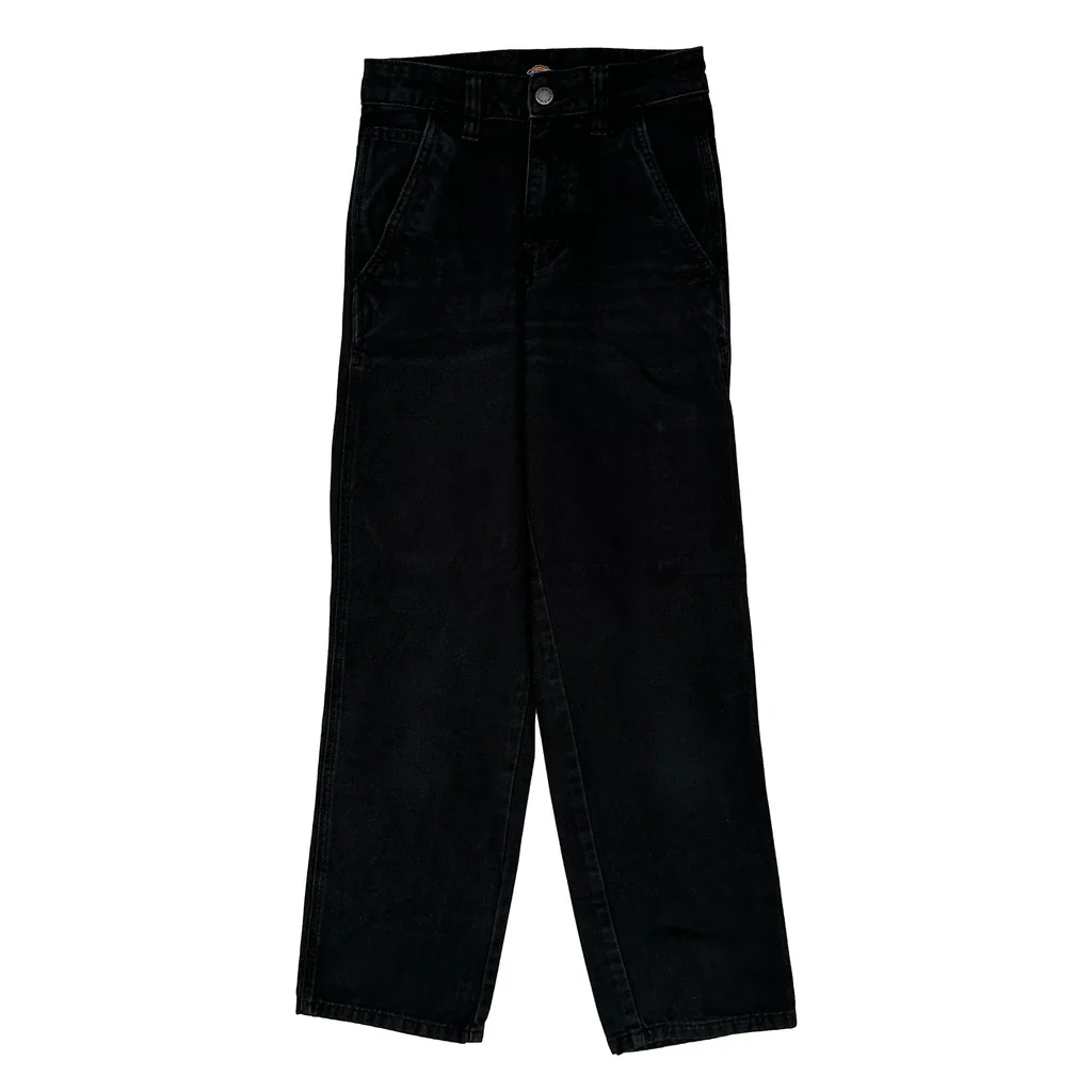 Dickies Carpenter Trousers - 26W 29L Black Cotton - Image 2