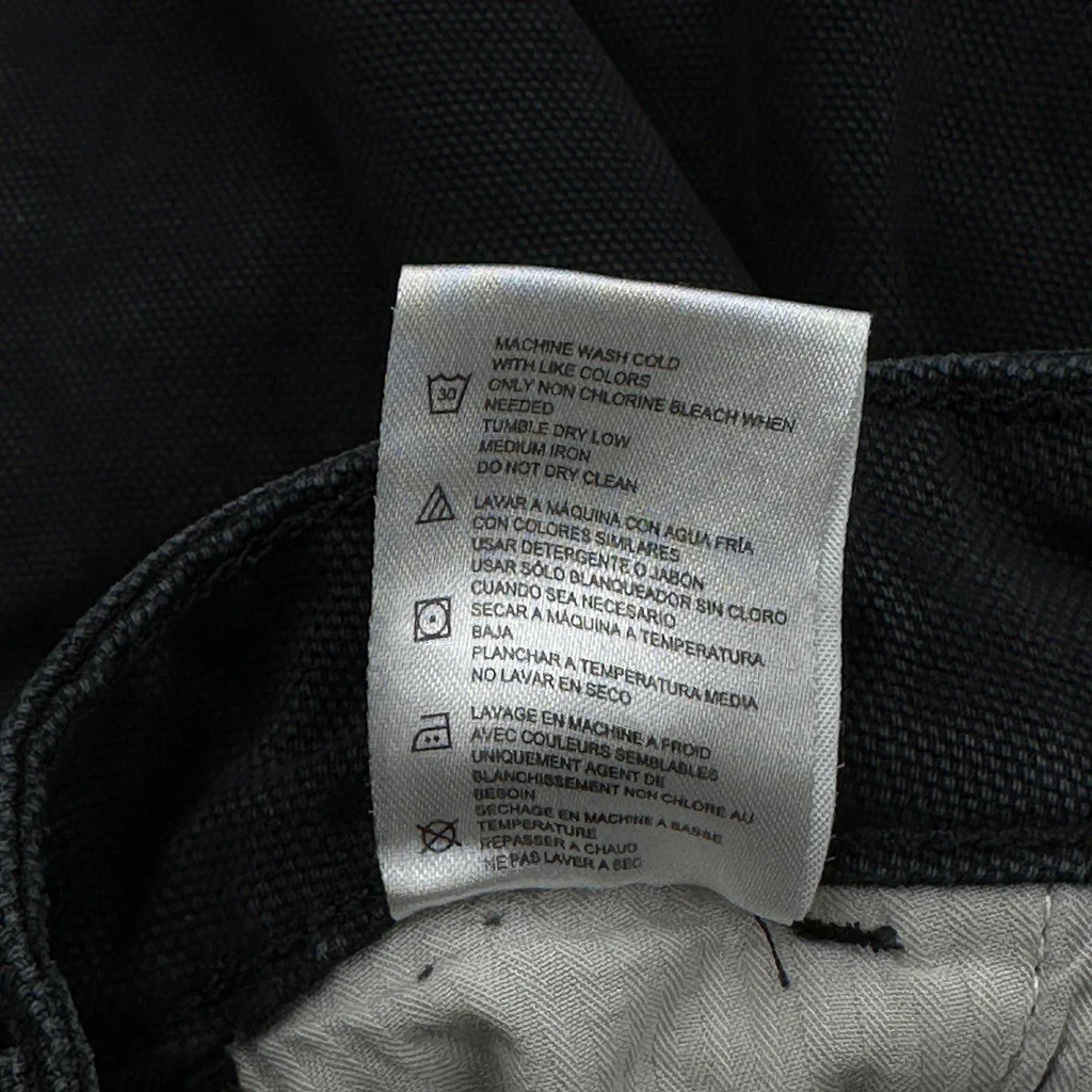Dickies Carpenter Trousers - 26W 29L Black Cotton - Image 6