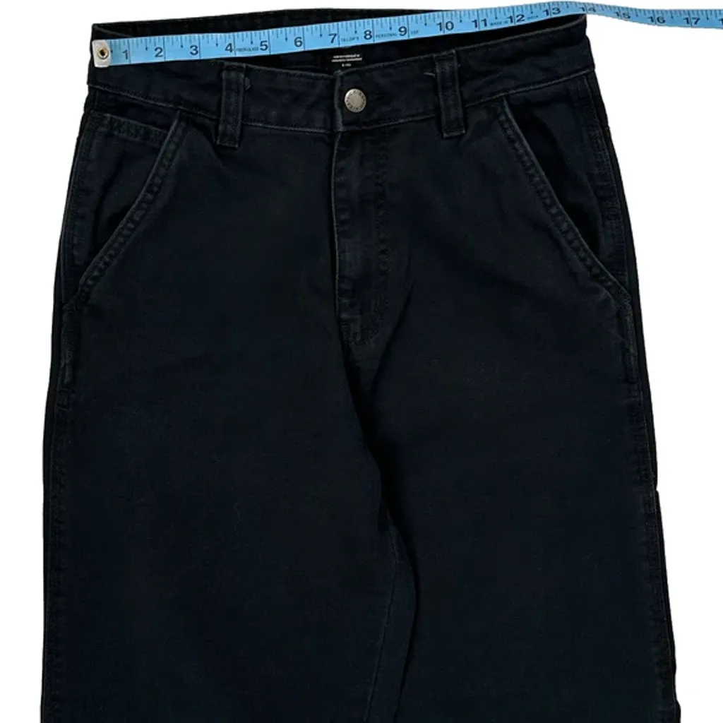 Dickies Carpenter Trousers - 28W 29L Black Cotton - Image 9