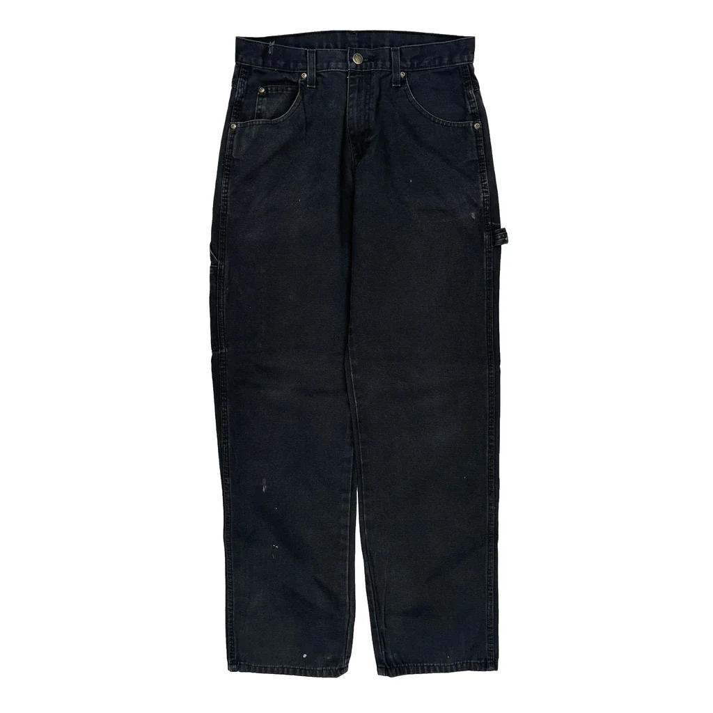 Dickies Carpenter Trousers - 29W 32L Black Cotton - Image 2