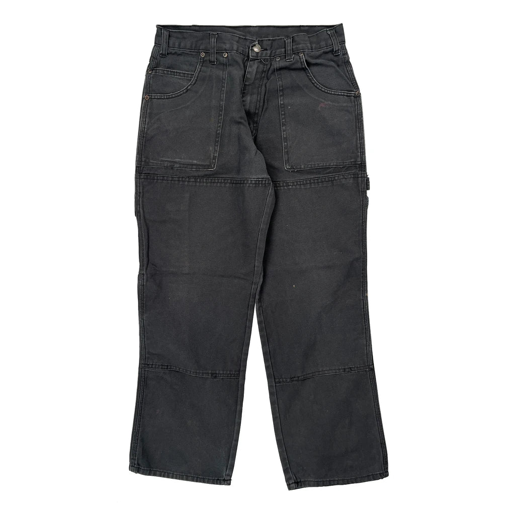 Dickies Carpenter Trousers - 30W 28L Black Cotton - Image 2