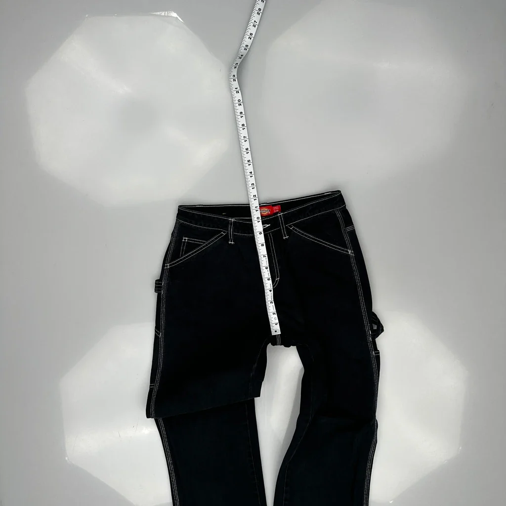 Dickies Carpenter Trousers - 30W 30L Black Cotton - Image 4