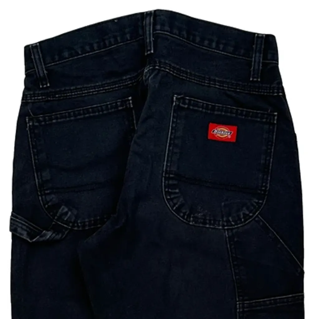 Dickies Carpenter Trousers - 30W 31L Black Cotton - Image 7