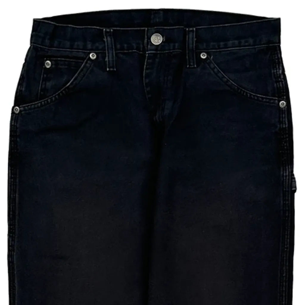Dickies Carpenter Trousers - 30W 31L Black Cotton - Image 9
