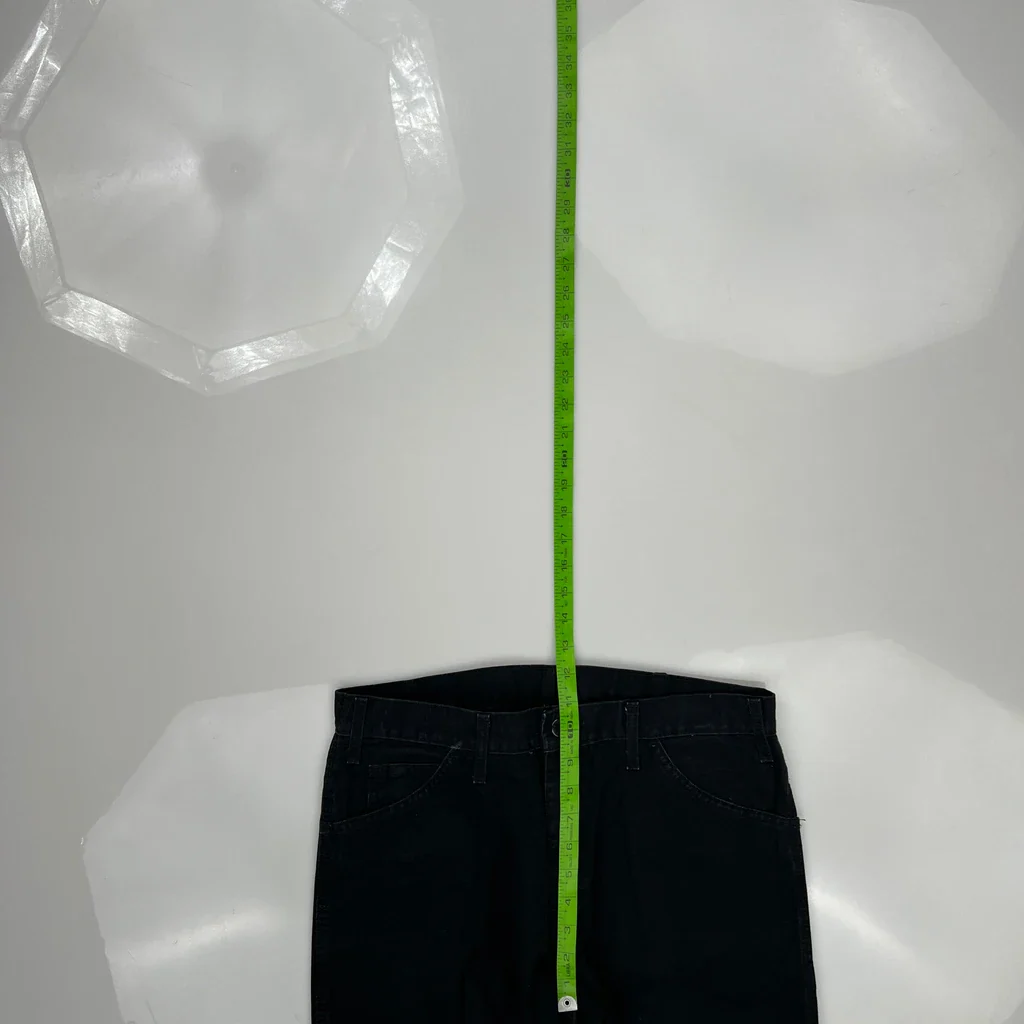 Dickies Carpenter Trousers - 32W 30L Black Cotton - Image 4
