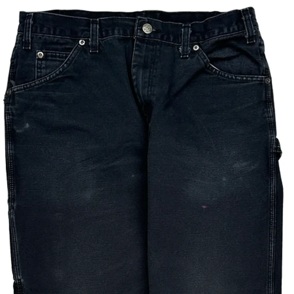 Dickies Carpenter Trousers - 32W 31L Black Cotton - Image 8