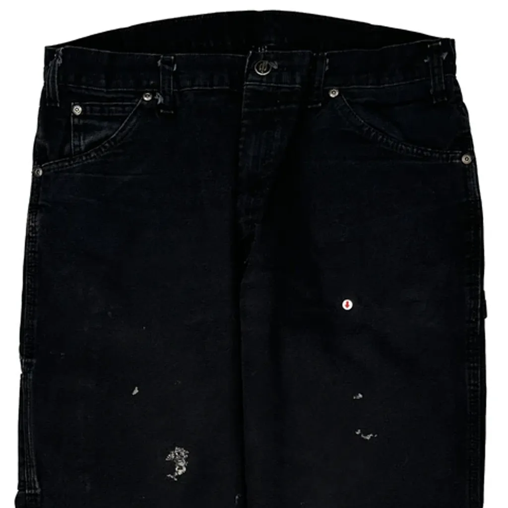 Dickies Carpenter Trousers - 33W 30L Black Cotton - Image 10
