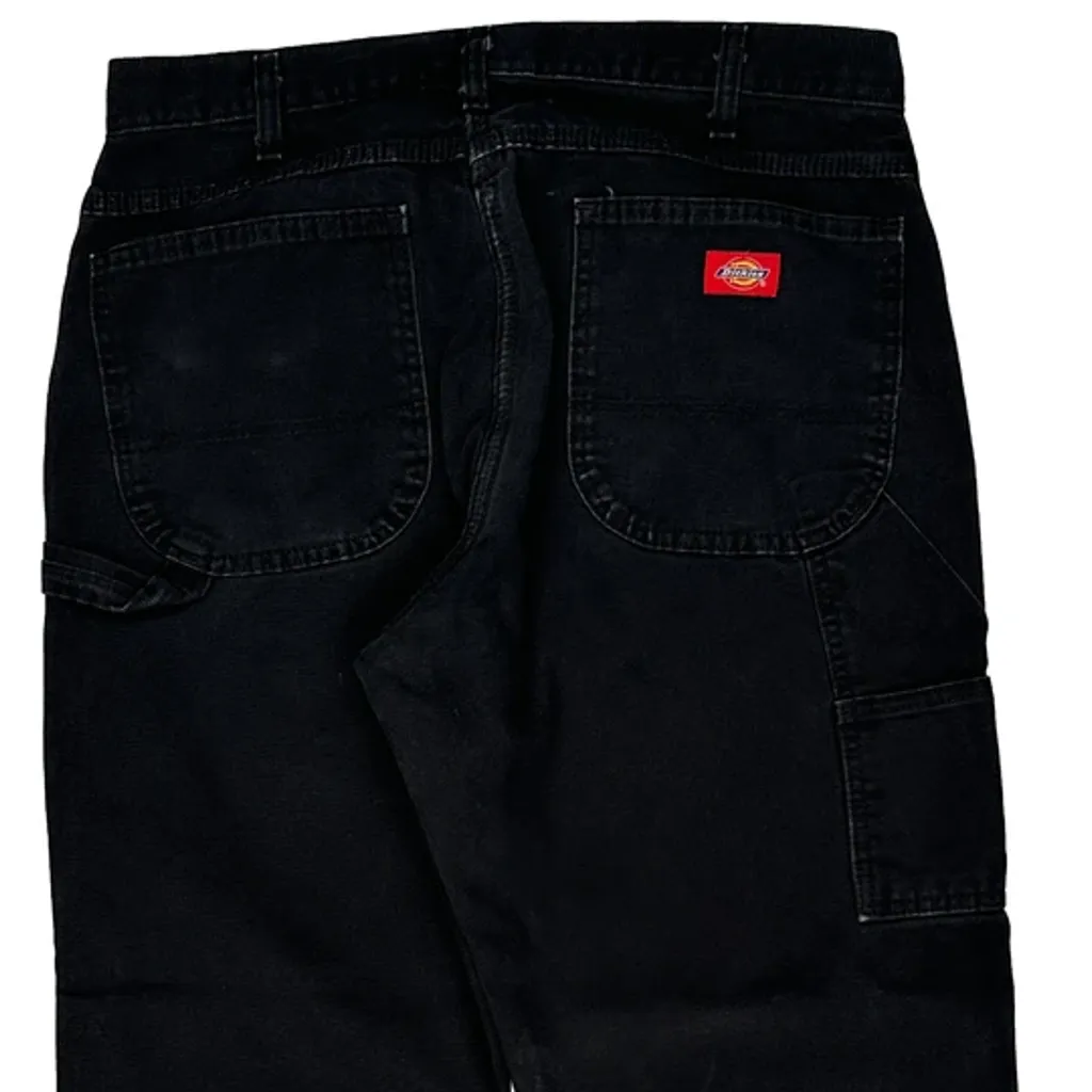 Dickies Carpenter Trousers - 33W 30L Black Cotton - Image 7